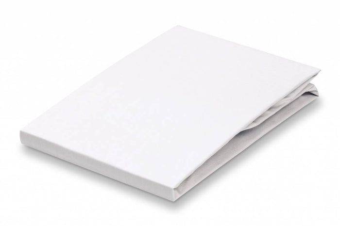Percale Topper Hoeslaken White | 90 x 210 cm | Wit | Katoen