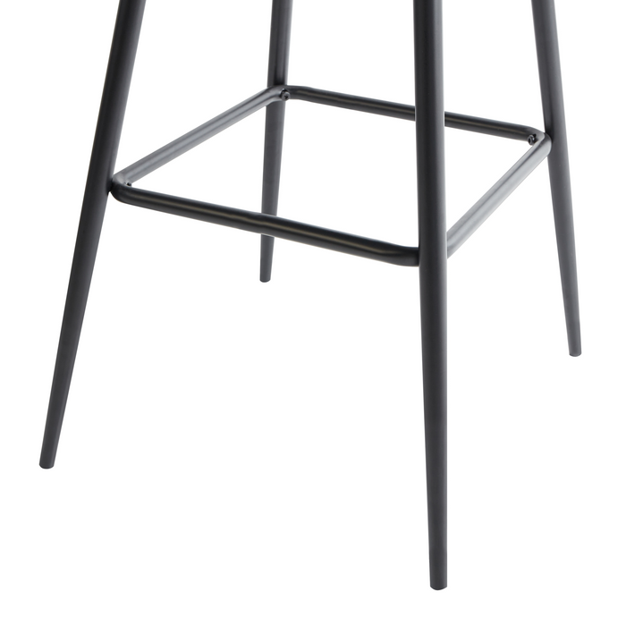 Beliani - CORNELL - Barkruk set van 2 - Groen - IJzer