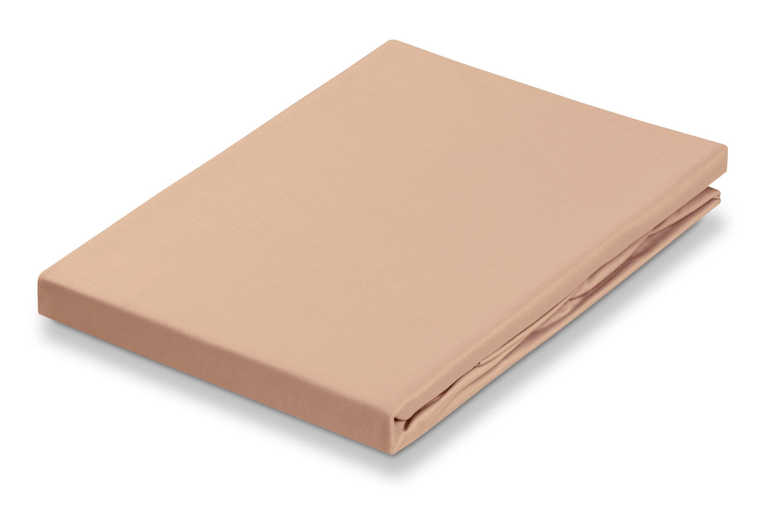 Satin Hoeslaken Praline | 180 x 200 cm | Beige | Bruin | Satijnkatoen
