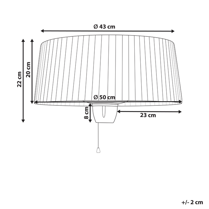 Beliani - ASCEA - Terrasverwarmer - Lichtgrijs - Aluminium