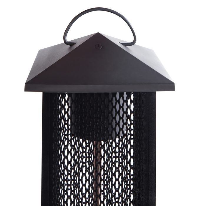 Beliani - TUNUPA - Terrasverwarmer - Zwart - Staal