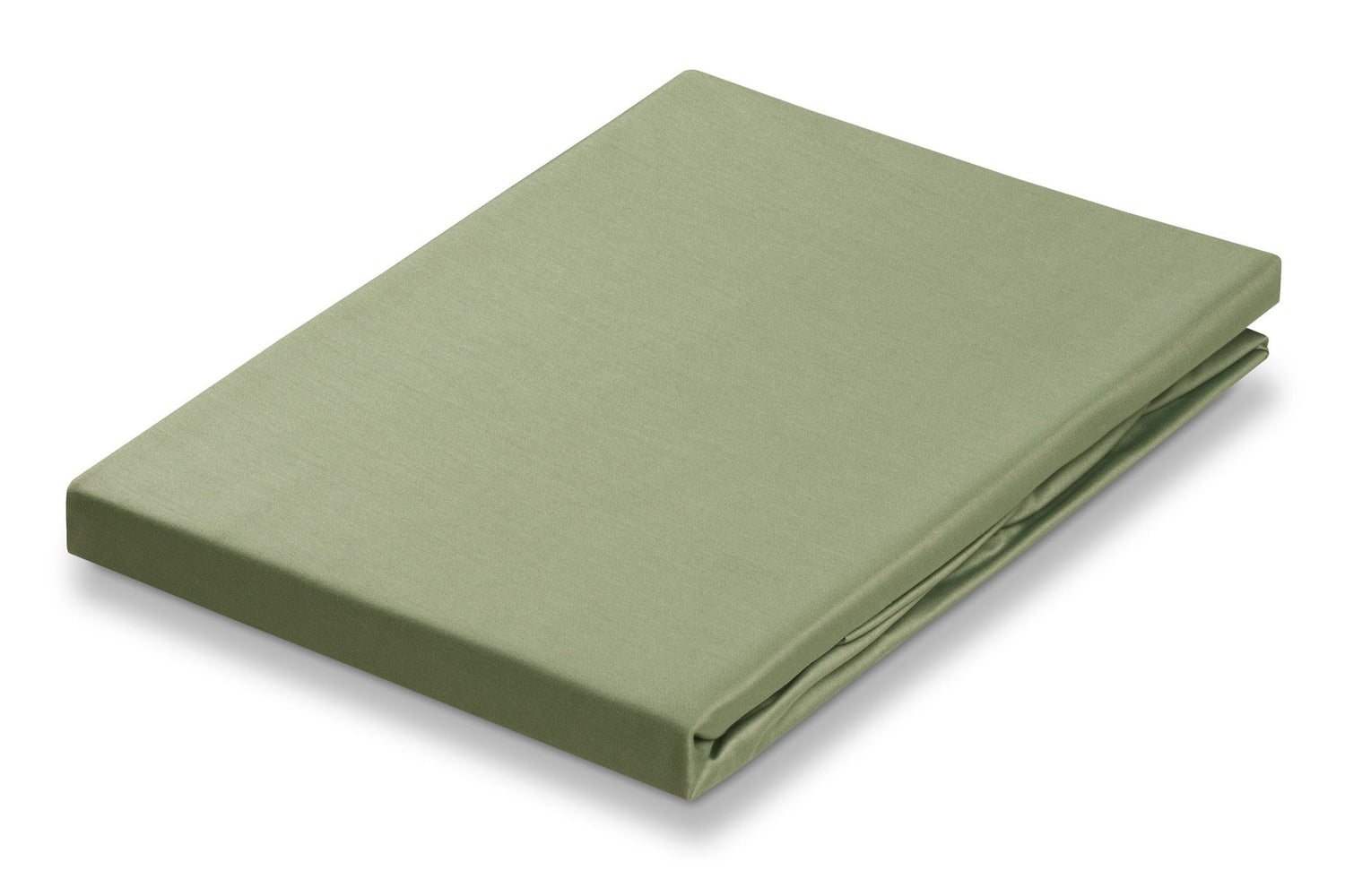 Satin Hoeslaken Light Olive | 160 x 200 cm | Groen | Satijnkatoen