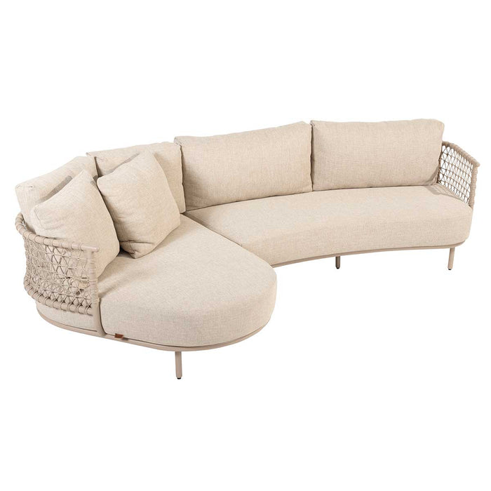 4 Seasons Outdoor Sardinia loungebank 2-delig - latte