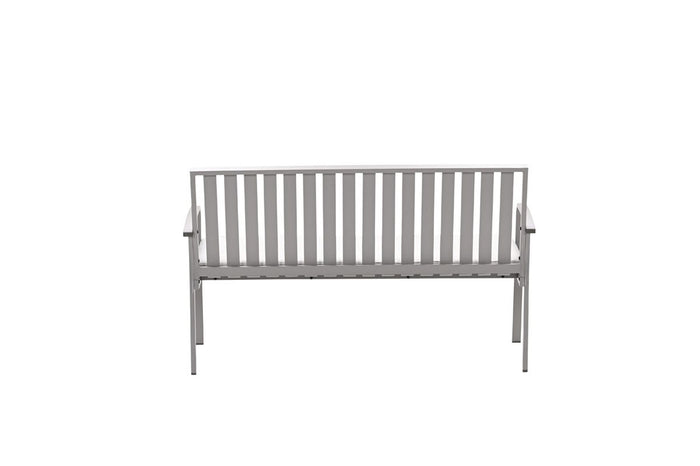 Bruno parkbank - aluminium - taupe - valley sand