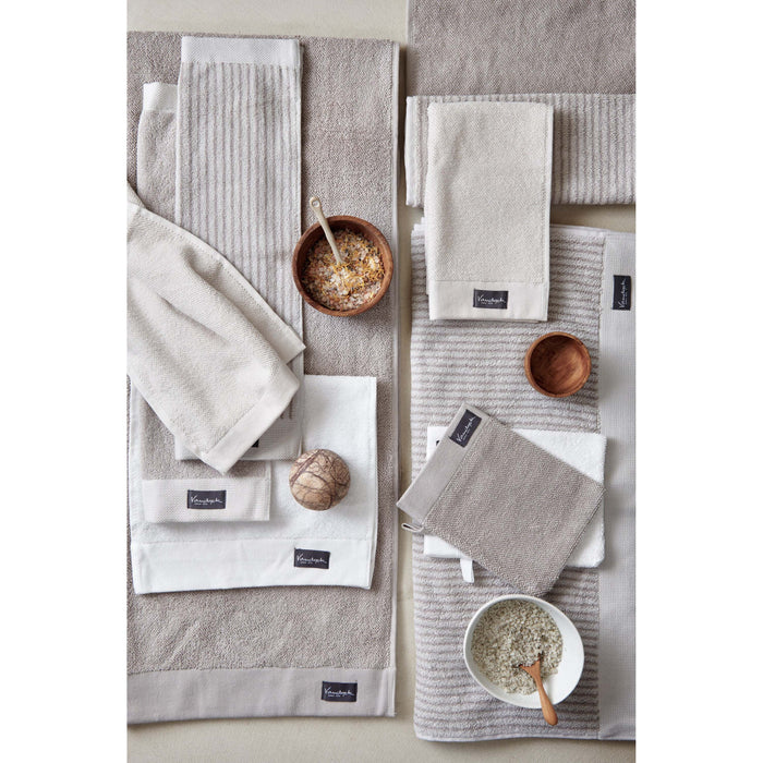 Gastendoek Home Uni Stone | Beige | Katoen