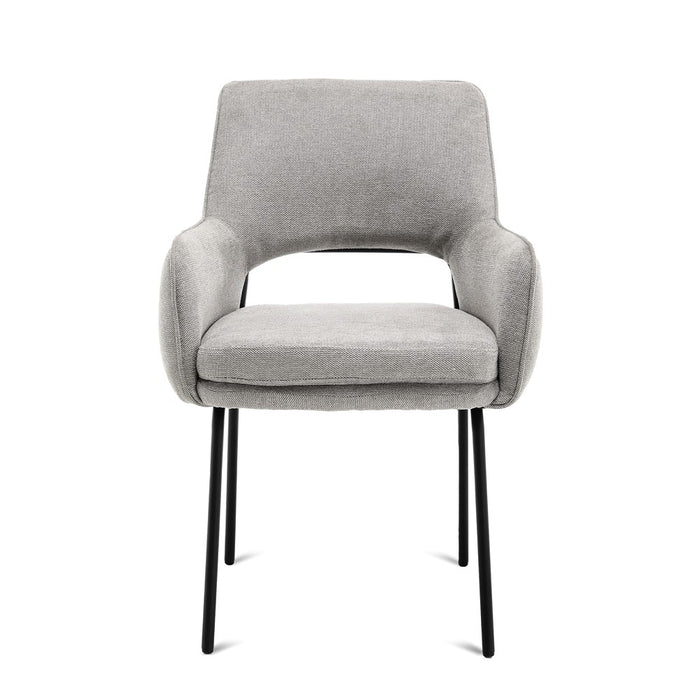 Benoa Eetkamerstoel Aiden Cairo Licht Grijs