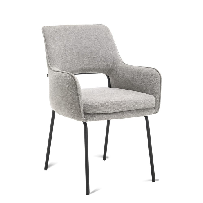 Benoa Eetkamerstoel Aiden Cairo Licht Grijs