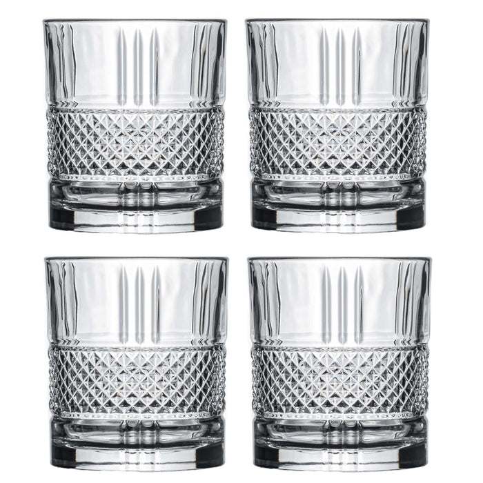 Cookinglife Whiskey Glazen | Cocktailglazen | Waterglazen Monea - 230 ml - 4 stuks