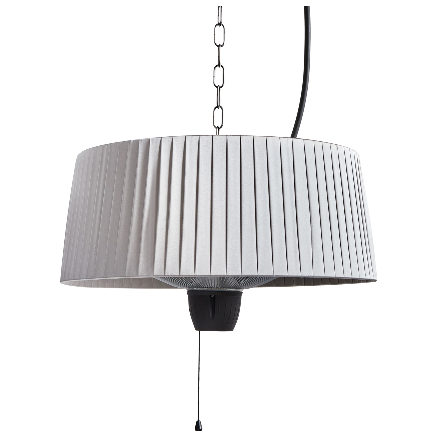 Beliani - ASCEA - Terrasverwarmer - Lichtgrijs - Aluminium