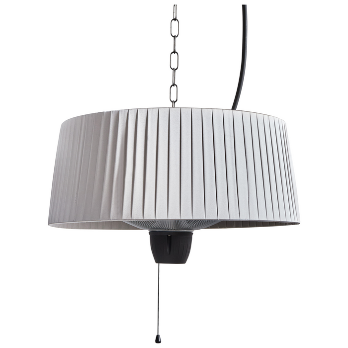 Beliani - ASCEA - Terrasverwarmer - Lichtgrijs - Aluminium