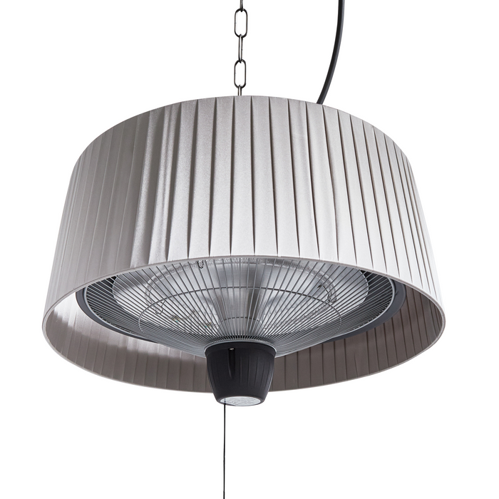 Beliani - ASCEA - Terrasverwarmer - Lichtgrijs - Aluminium