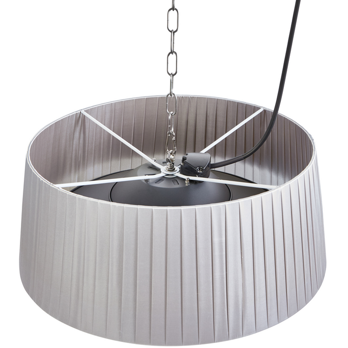 Beliani - ASCEA - Terrasverwarmer - Lichtgrijs - Aluminium
