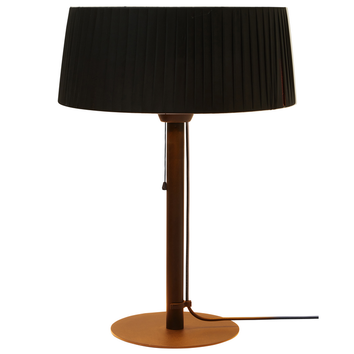Beliani - OLLERIA - Terrasverwarmer - Zwart - Staal