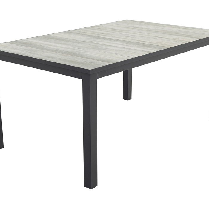 Hartman Comino dining tuintafel 163x105 cm. - Keramiek|Grijs