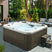 Beliani - VILLARRICA - Buiten hottub met LED - Wit - Acryl