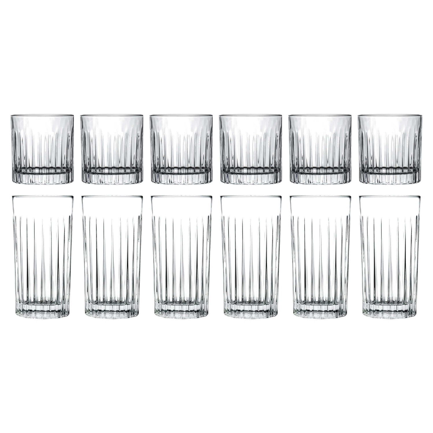 Cookinglife Glazenset (cocktailglazen & longdrinkglazen) Moville - 12 delige set