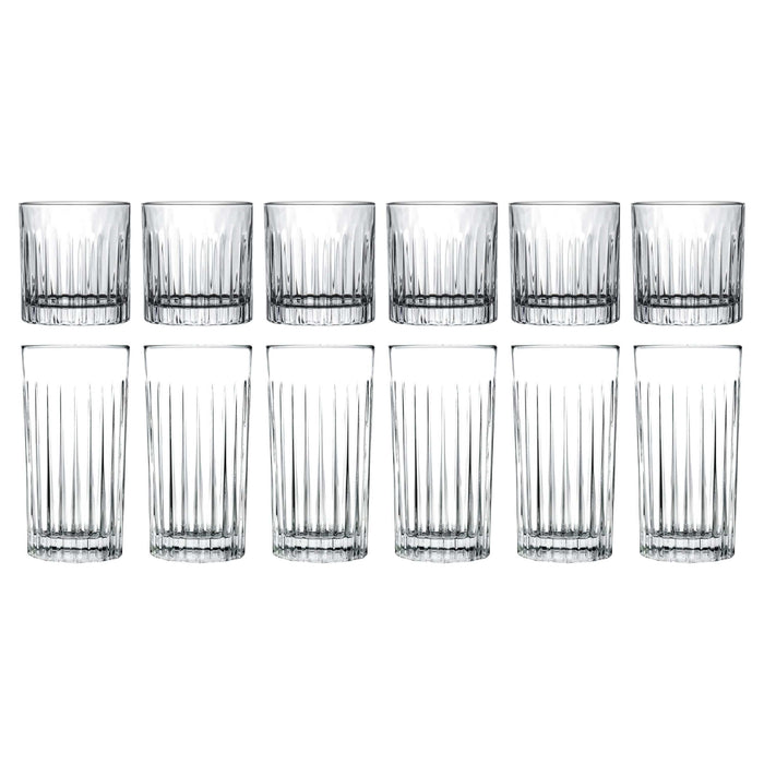 Cookinglife Glazenset (cocktailglazen & longdrinkglazen) Moville - 12 delige set