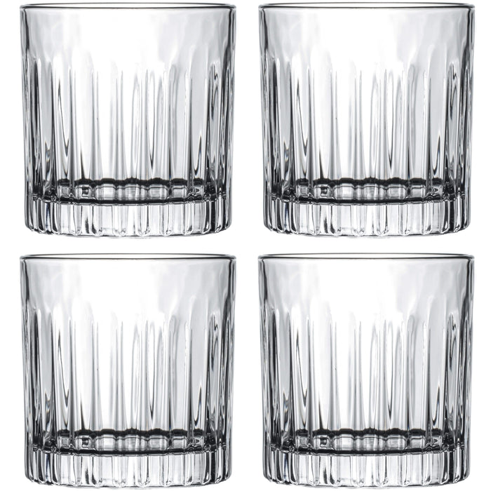 Cookinglife Whiskey Glazen | Cocktailglazen | Waterglazen Moville - 320 ml - 4 stuks