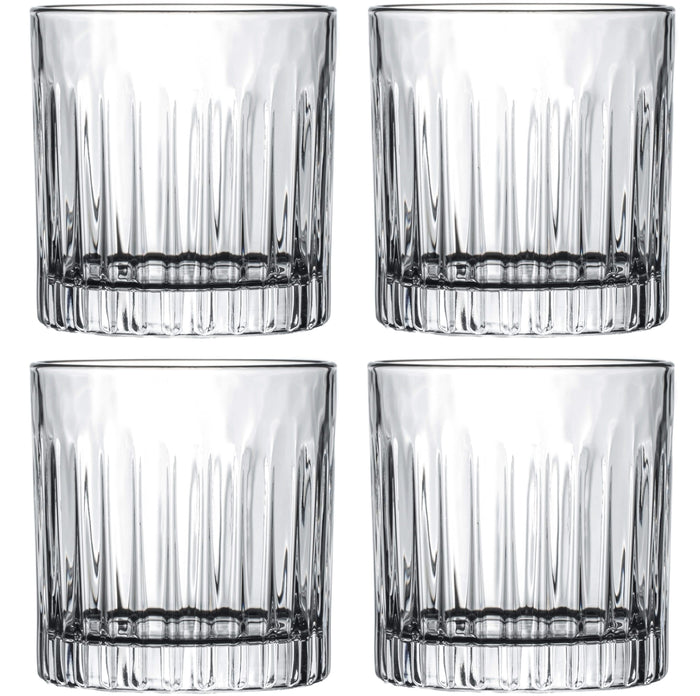 Cookinglife Whiskey Glazen | Cocktailglazen | Waterglazen Moville - 320 ml - 4 stuks