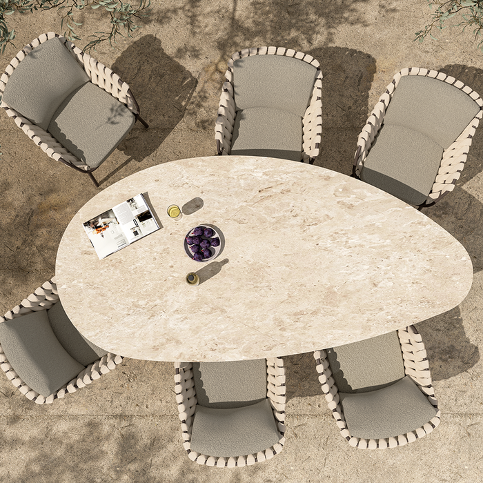4 Seasons Arizona organische tuintafel  240x120 cm. - zand|terre