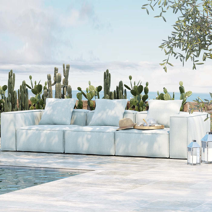 Kare Design Korali Beach Tuinsofa - blauw