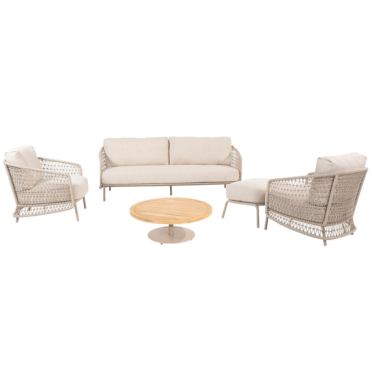 4 Seasons Outdoor Puccini loungeset 5-delig - latte