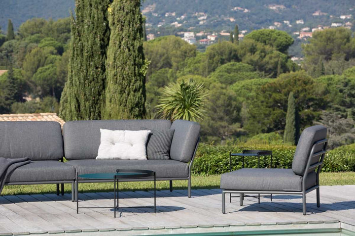 Level loungeset tuin 4 dark grey
