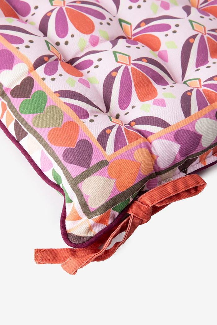 Sissy-Boy Roze tuinkussen met bloemenprint