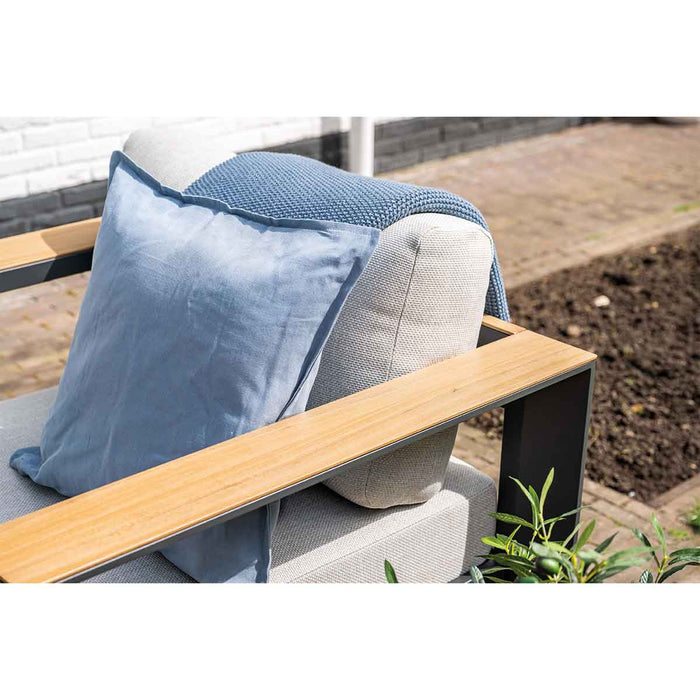 Garden Impressions Malakka loungeset 3-delig - light teak look