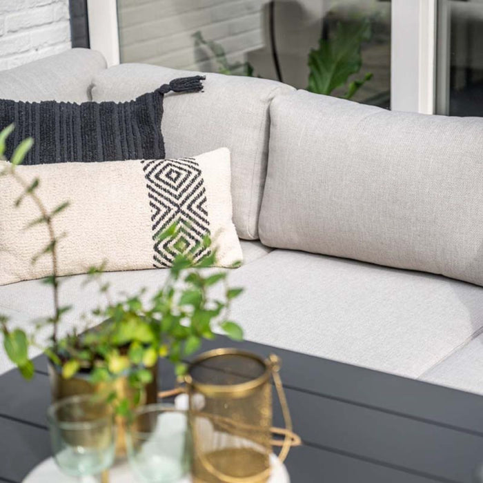 Garden Impressions Malakka lounge dining set 5-delig - valley sand