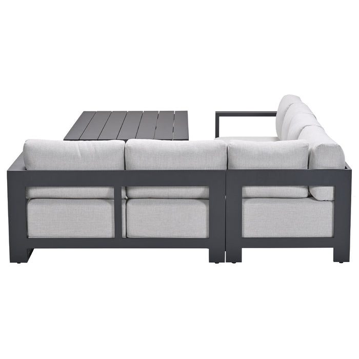 Garden Impressions Malakka lounge dining set 5-delig - valley sand