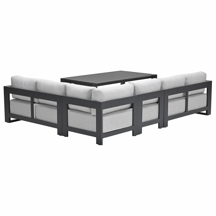 Garden Impressions Malakka lounge dining set 5-delig - valley sand