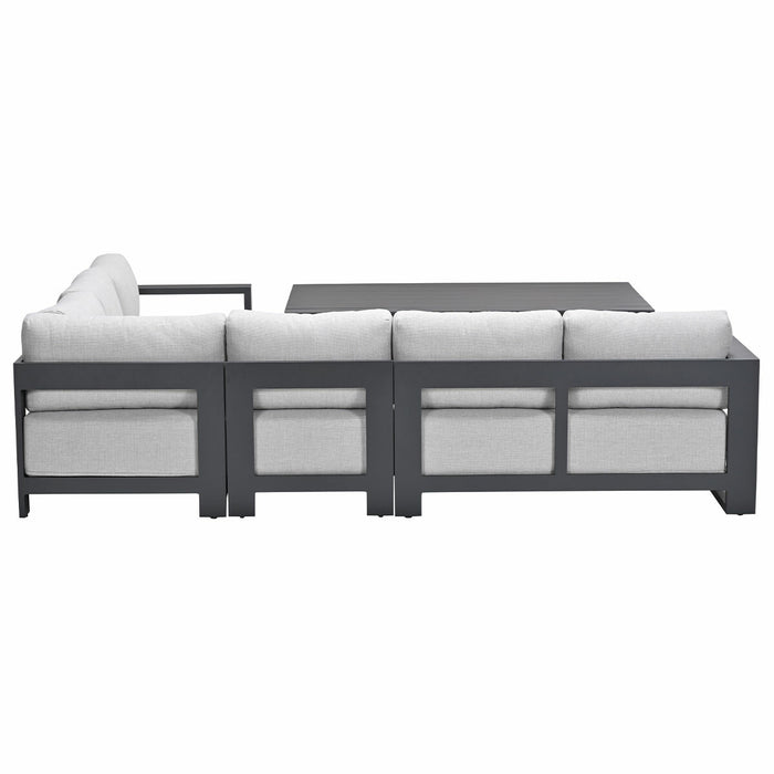 Garden Impressions Malakka lounge dining set 5-delig - valley sand