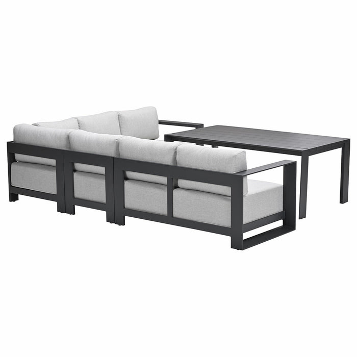 Garden Impressions Malakka lounge dining set 5-delig - valley sand