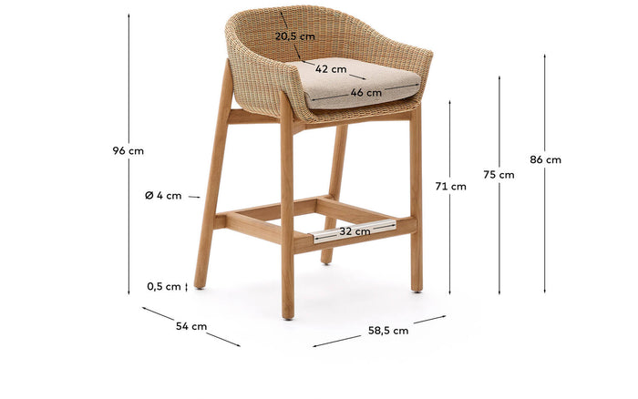 Barkruk Galea, Barkruk 75 cm