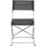 Opvouwbare tuinstoel Balcony zwart Kare Design