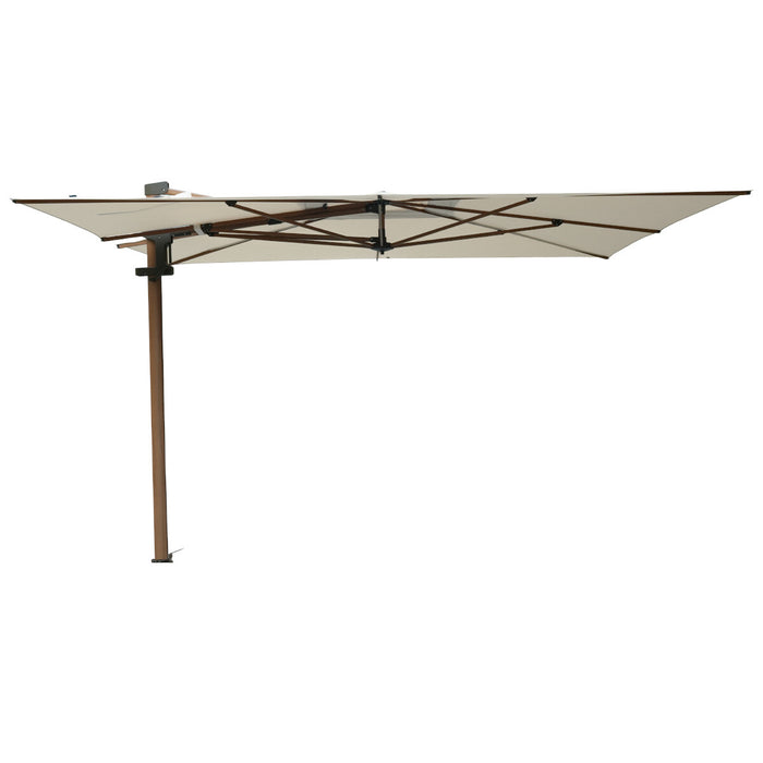 Madison Braga zweefparasol 355x300 cm - mellow champagne olefin