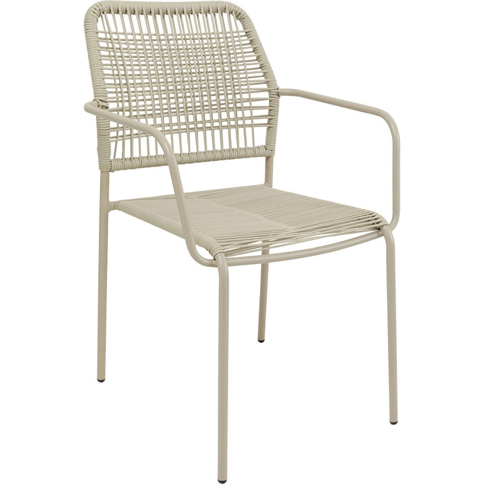 Kare Design Madagascar tuinstoel armleuningen - grijs