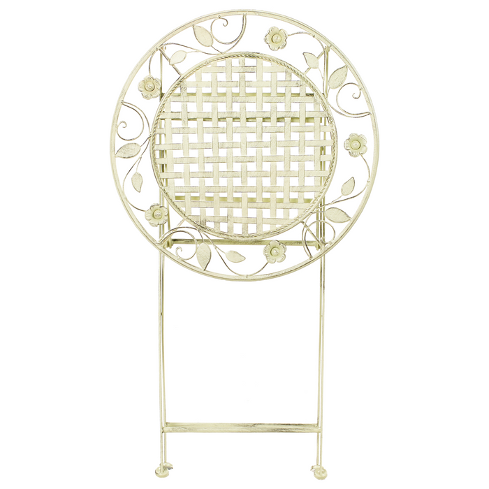 Beliani - BIVIO - Tuinbartafel - Lichtgroen - 60 x 60 cm - IJzer