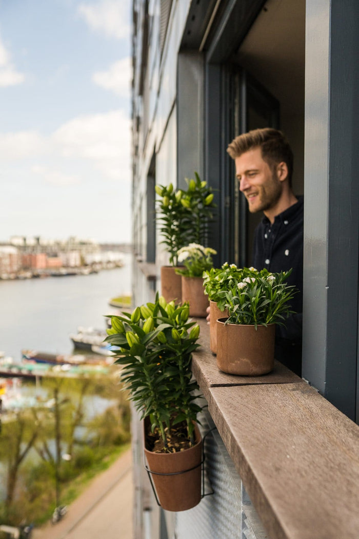 Artstone Balkonbak Claire - 35x16x17 - Grijs