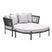Garden Impressions Atlanta lounge ligbed - daybed - donker grijs