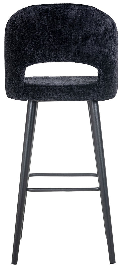 Richmond Interiors Savoy Barstoel Zwart Chenille