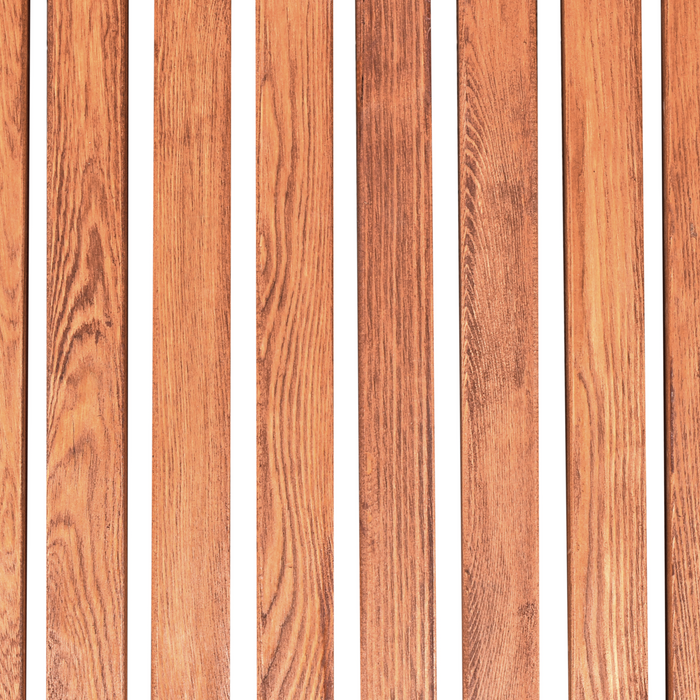 Beliani - TANARO - Ligstoel - Bruin - Larikshout