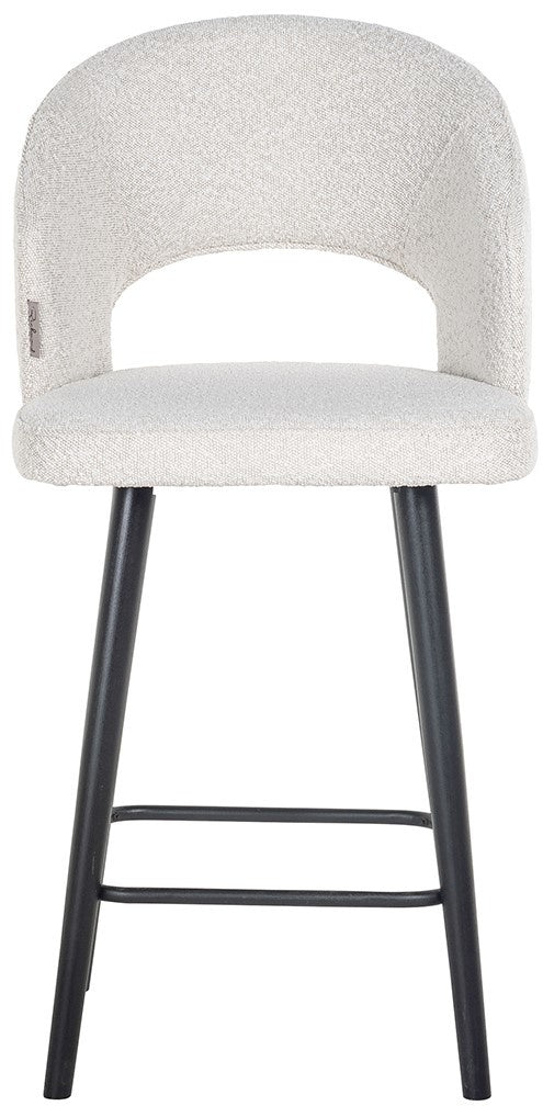 Richmond Interiors Savoy Counterstoel Wit Bouclé