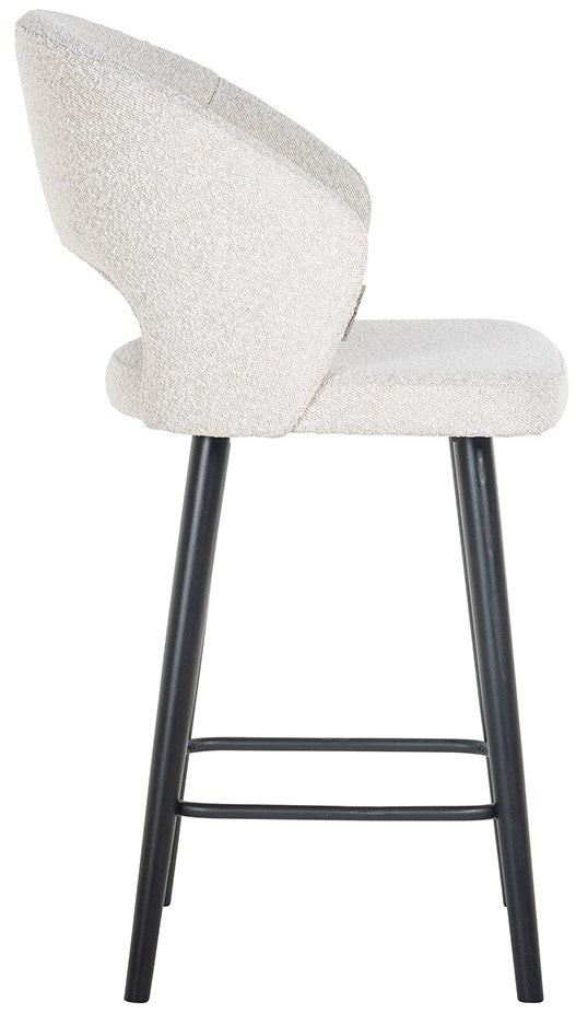 Richmond Interiors Savoy Counterstoel Wit Bouclé