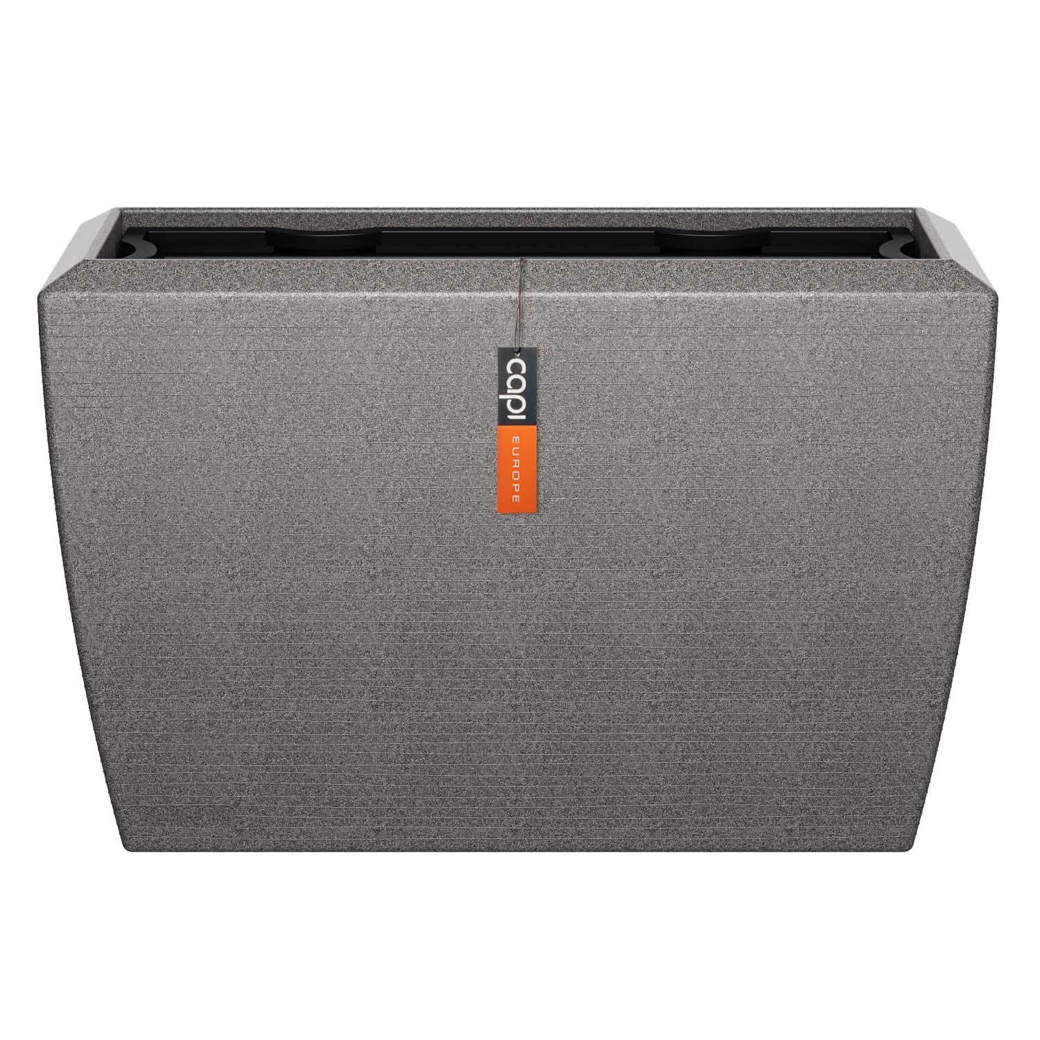 Capi Europe Bloembak rechthoek Arc Granite - 90x35x60 - Antraciet