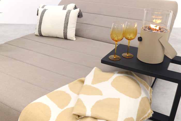 VDG Mexico 2-persoons ligbed + bijzettafel - Sunbrella|Taupe