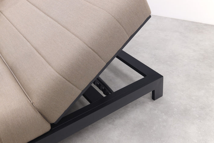 VDG Mexico 2-persoons ligbed + bijzettafel - Sunbrella|Taupe
