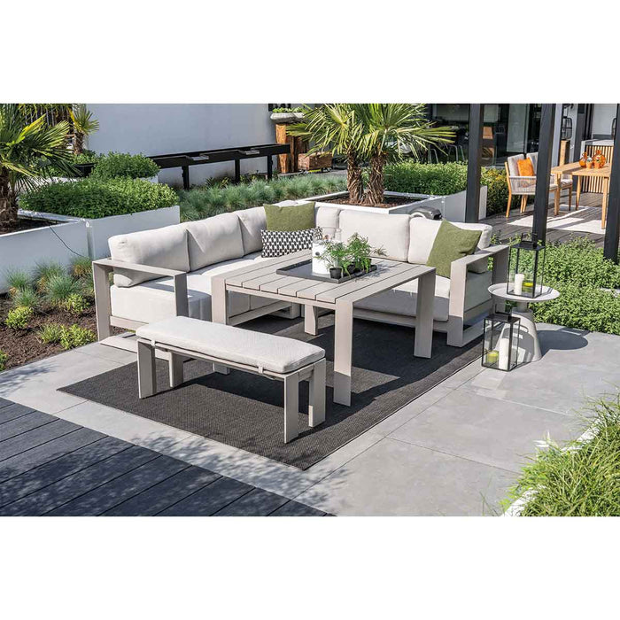 Garden Impressions Malakka lounge dining set 4-delig - taupe