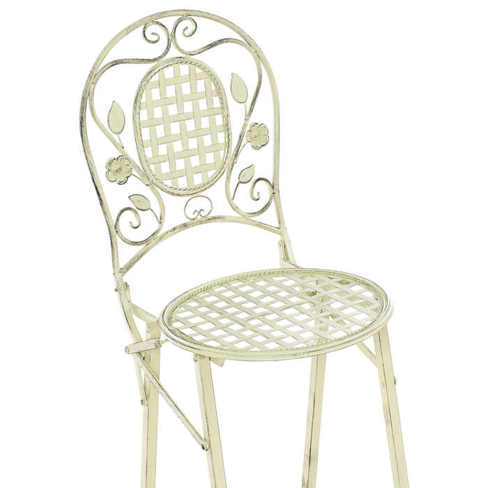 Beliani - BIVIO - Tuinbarset voor 2 - Lichtgroen - IJzer